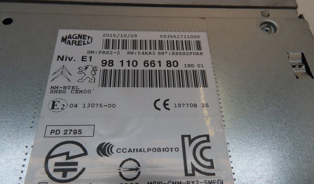 Autoradio PEUGEOT 208 2015 occasion