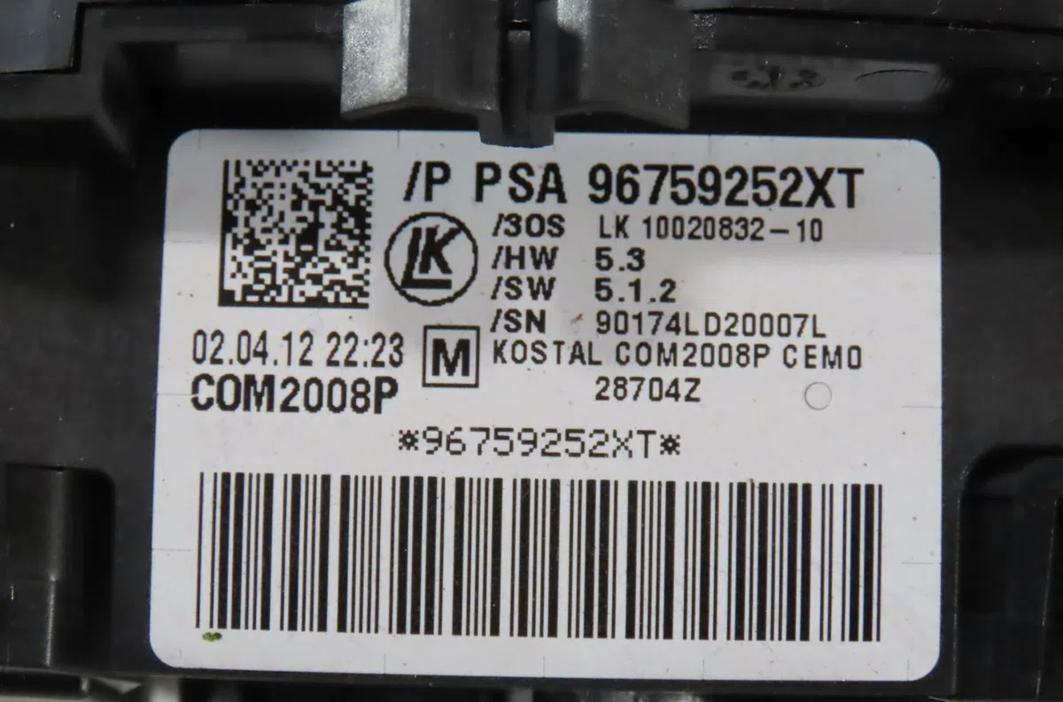 Bloc commodos Citroen C4 II (NC_) 1.6 vti 120 (2009-2016) occasion