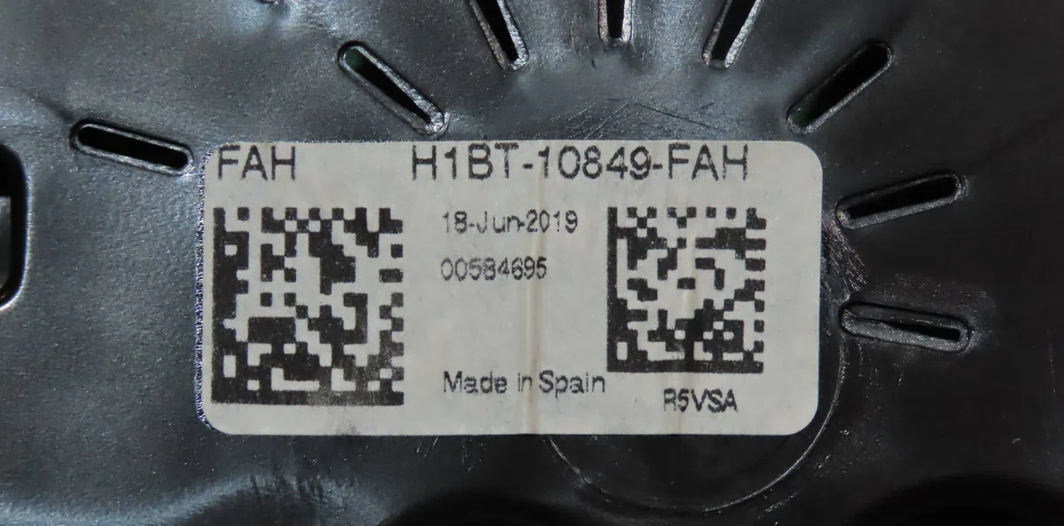 Bloc compteurs Ford FIESTA VII (HJ, HF) 1.0 ecoboost active (2018) occasion