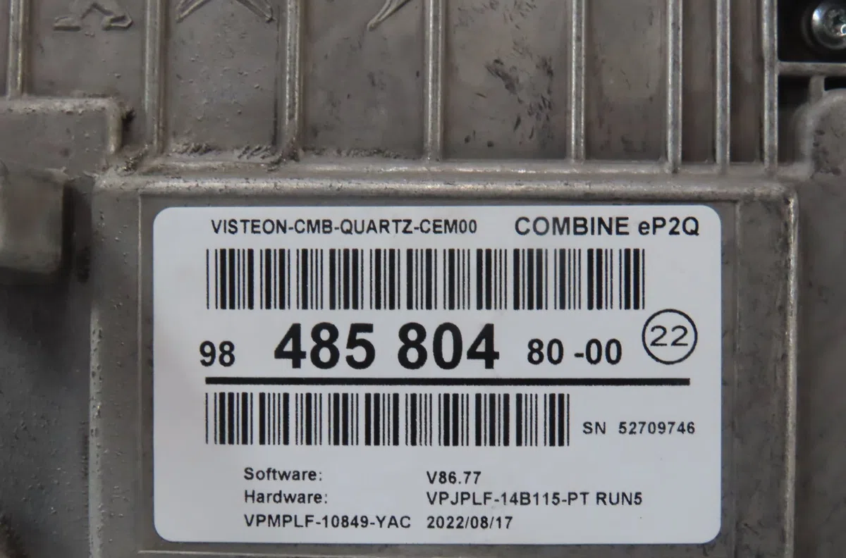 Bloc compteurs Peugeot 208 II (UB_, UP_, UW_, UJ_) E-208 (2019) occasion