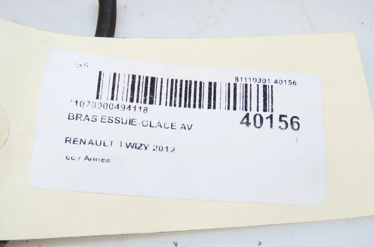 Bras essuie-glace avant RENAULT TWIZY 2012 occasion — photo 3