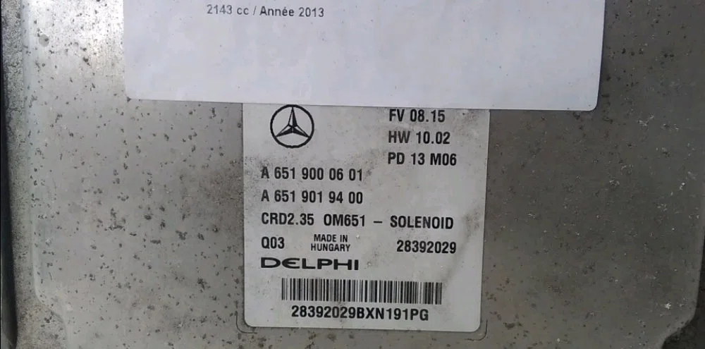 Calculateur moteur Mercedes-benz SPRINTER 3,5-t Camionnette (B906) 313 cdi (906.631, 906.633, 906.635, 906.637) (2009) occasion — photo 2