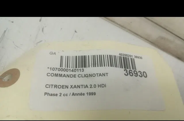 Commande clignotant Citroen XANTIA (X1_, X2_) 2.0 hdi 90 (1999-2003) occasion