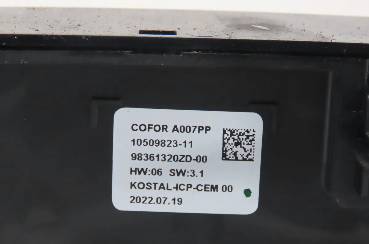 Commande de chauffage Citroen C5 X (ND_, NC_) Puretech 130 (nchnsp) (2021) occasion — photo 3