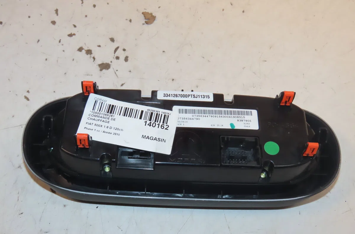 Commande de chauffage Fiat 500X (334_) 1.6 d multijet (334axa1b, 334axa11) (2014) occasion — photo 2