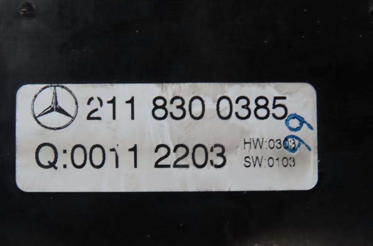 Commande de chauffage Mercedes-benz CLASSE E (W211) E 200 cdi (211.004) (2002-2008) occasion — photo 3