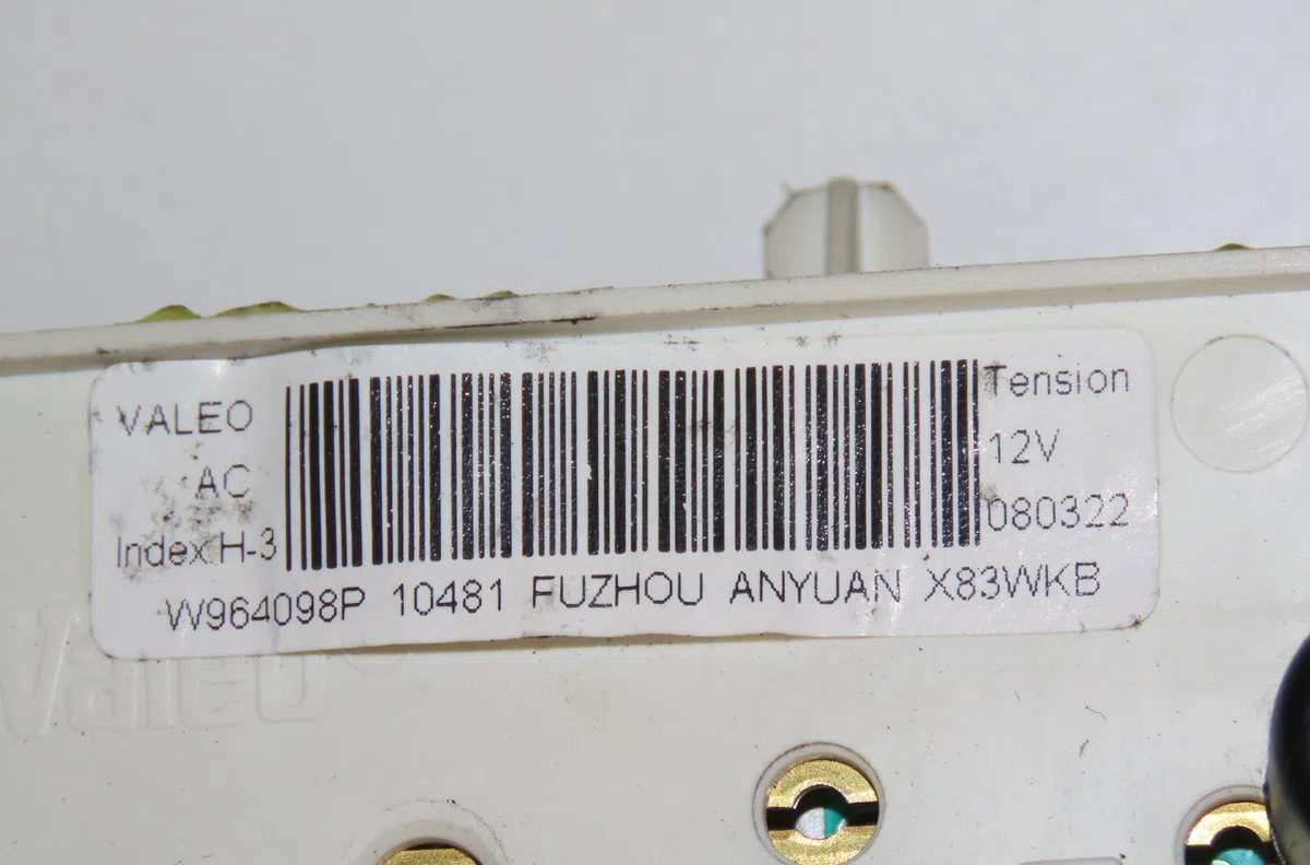 Commande de chauffage Opel VIVARO A Fourgon (X83) 2.0 cdti (f7) (2006-2014) occasion