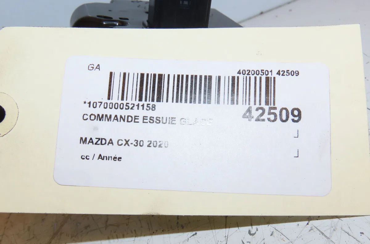Commande essuie glace Mazda CX-30 (DM) 1.8 skyactiv-d (2019) occasion — photo 4