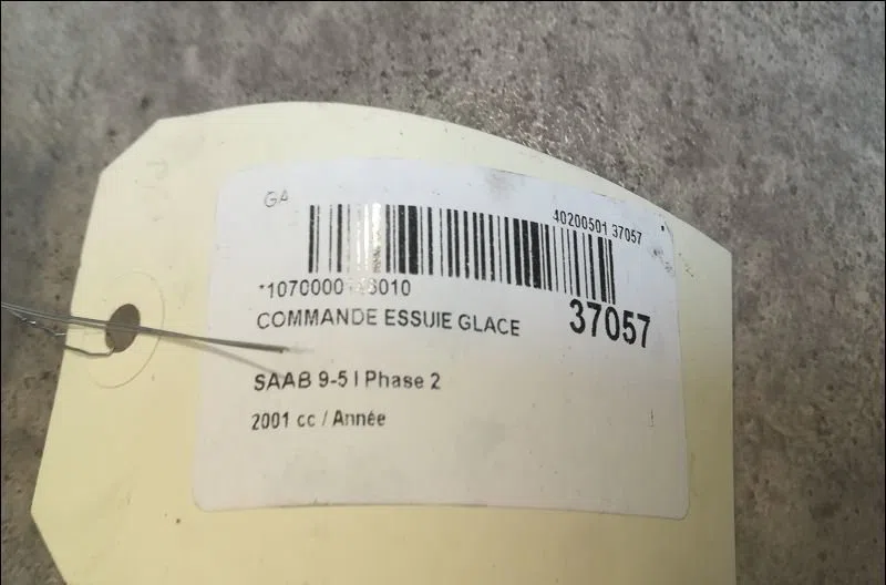 Commande essuie glace Saab 9-5 Break (YS3E) 3.0 tid (2001-2005) occasion — photo 3
