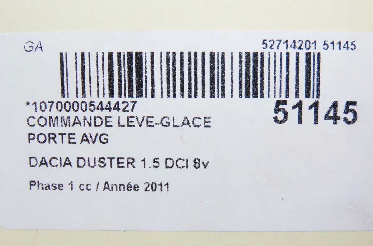 Commande lève-glace porte avant gauche Dacia DUSTER (HS_) 1.5 dci (hsmc) (2010-2018) occasion — photo 4