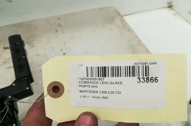 Commande lève-glace porte avant gauche MERCEDES CLASSE C I 2000 occasion — photo 4