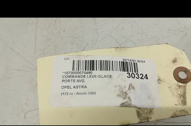 Commande lève-glace porte avant gauche OPEL ASTRA I 2004 occasion — photo 4