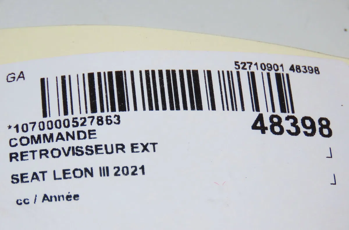 Commande rétroviseurs extérieures électriques Seat LEON (KL1) 1.5 etsi (2019) occasion — photo 4