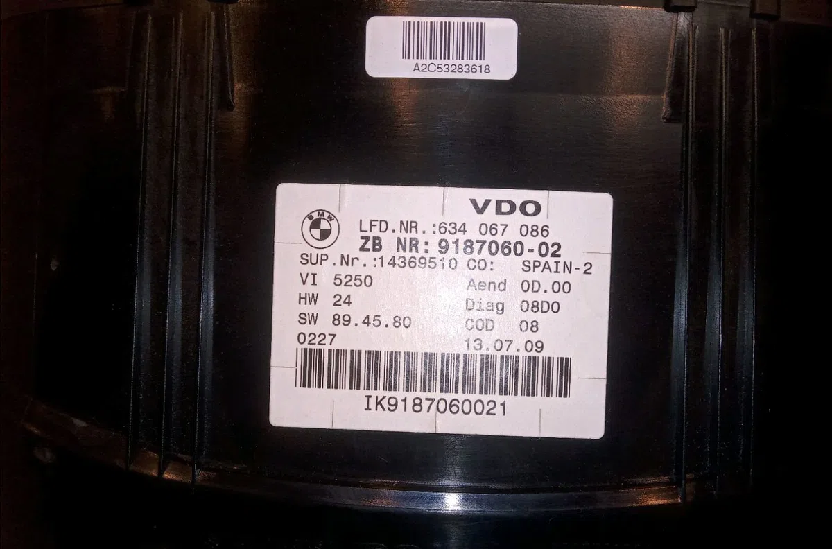 Compteur Bmw 3 Touring (E91) 318 d (2005-2007) occasion — photo 3
