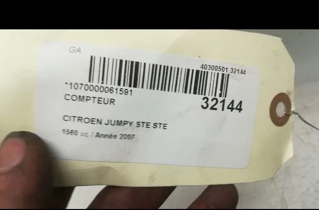 Compteur Citroen JUMPY Camionnette 1.6 hdi 90 16v (2007-2016) occasion — photo 3