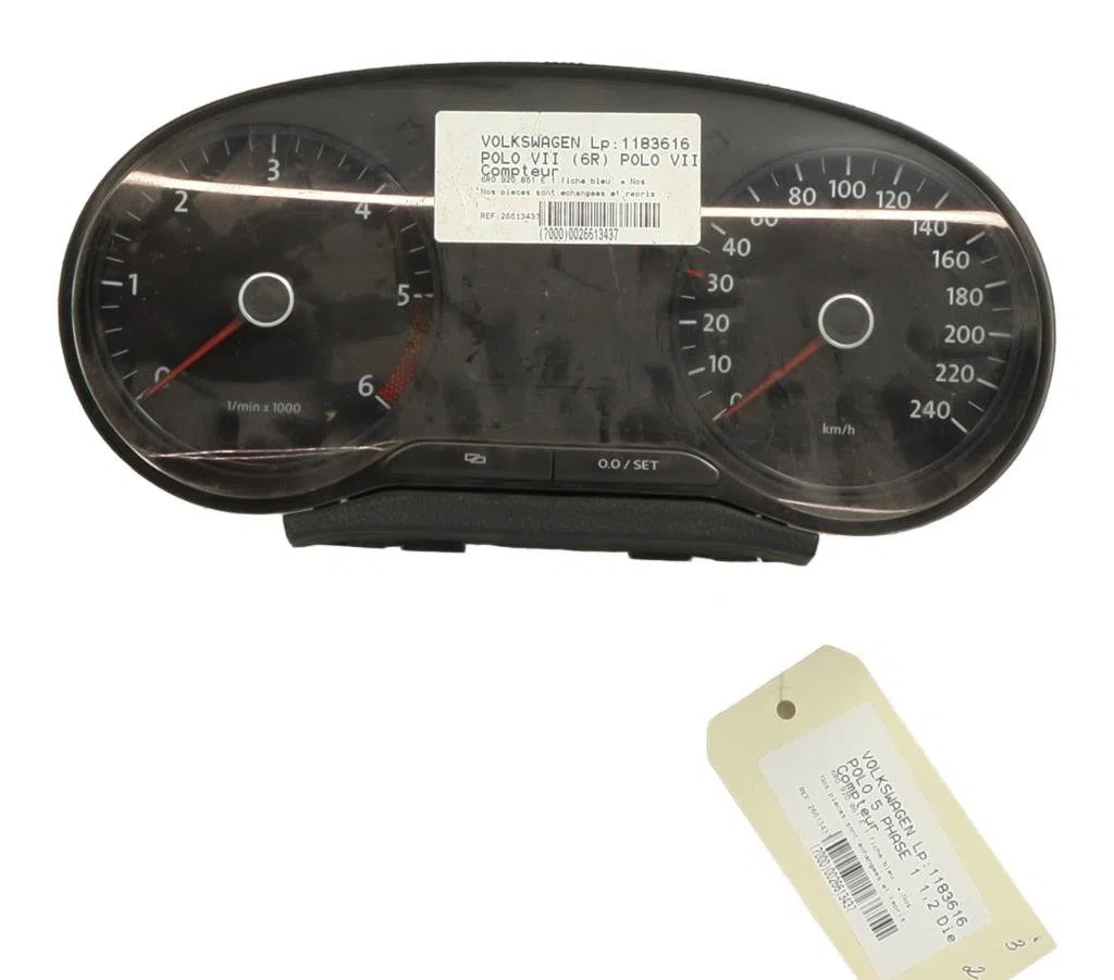 Compteur VOLKSWAGEN POLO 5 PHASE 1 occasion — photo 2