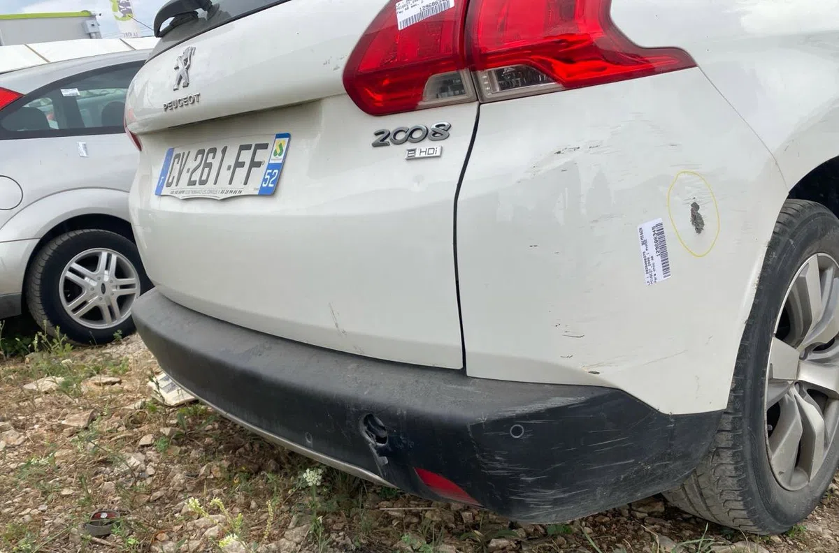 Pare-choc arrière PEUGEOT 2008 1 PHASE 1 occasion