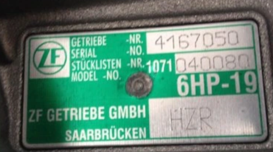 Boite de vitesses AUDI A8 D3 3,0 TDI HZR 6HP-19