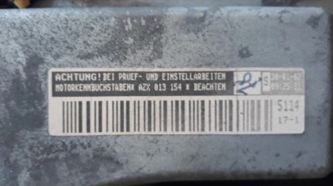 Moteur complet Volkswagen 2.3 V5 170 cv AZX