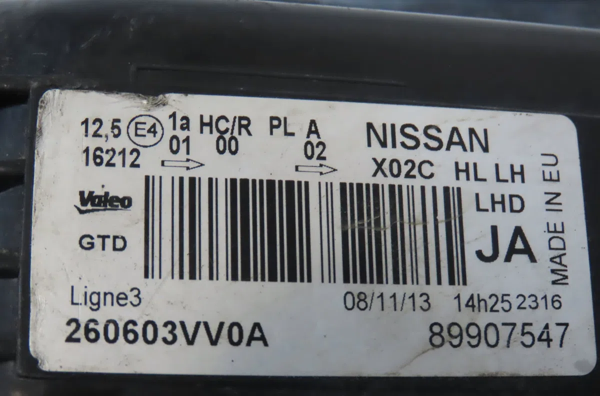 Phare gauche Nissan NOTE (E12) 1.5 dci (2013) occasion