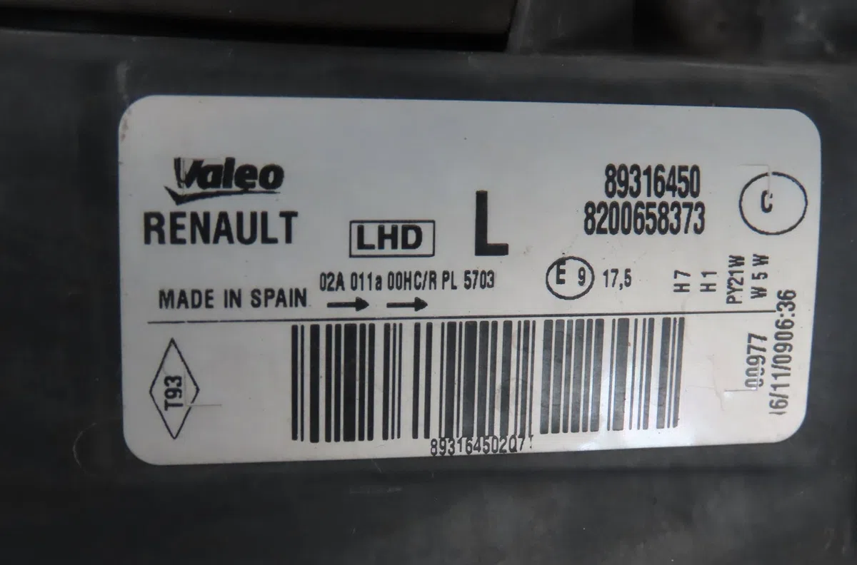 Phare gauche Renault MODUS - GRAND MODUS (F-JP0_) 1.5 dci (fp0e, jp0e) (2004) occasion