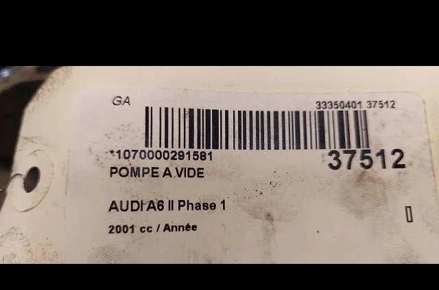 Pompe a vide Audi A6 C5 (4B2) 2.5 tdi (1997-2005) occasion
