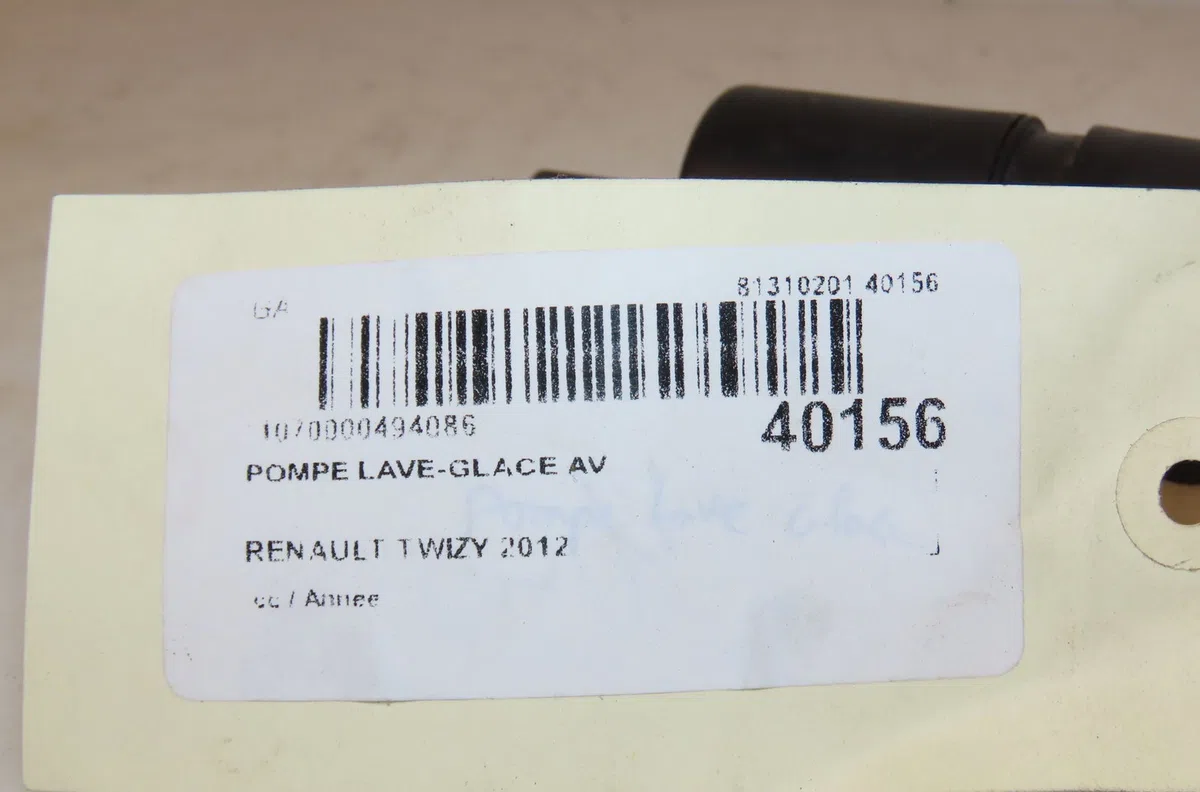 Pompe lave-glace avant RENAULT TWIZY 2012 occasion