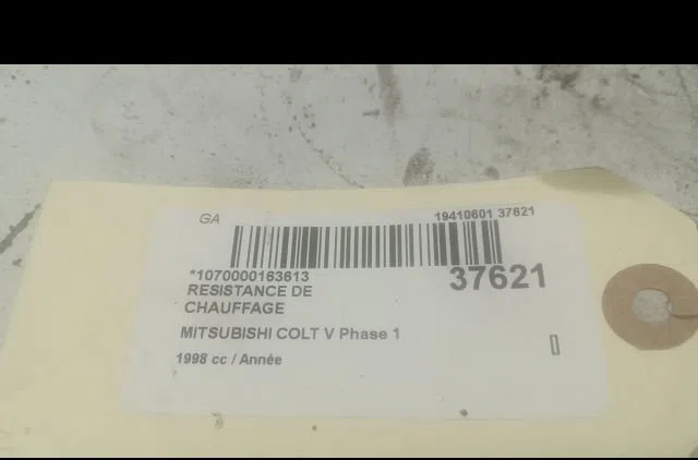 Resistance de chauffage MITSUBISHI COLT V 1998 occasion